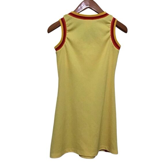 Houston Astros Yellow Retro Cooperstown Jersey Tank Dress S - Picture 4 of 6